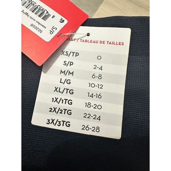 Spanx NWT Seamless Moto Leggings in Indigo Sky, Small (2-4) - Picture 5 of 6